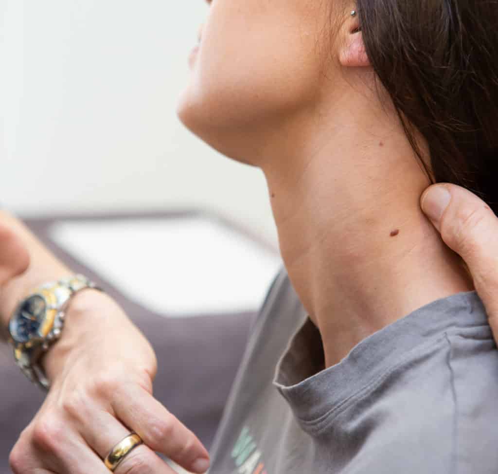Mole on the Neck — Tailored Skin Care Treatments in Benowa, QLD
